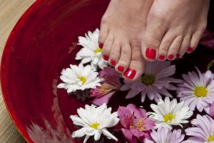 soothing tired feet