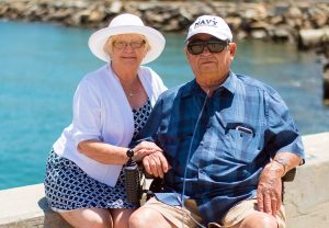 elderly couple