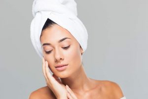 woman with beautiful skin