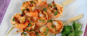 shrimp skewers